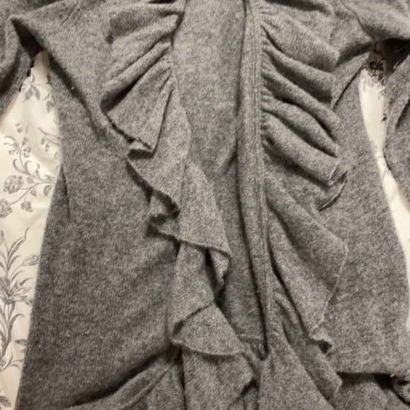 100% cashmere grey cardigan - Picture 2 of 3